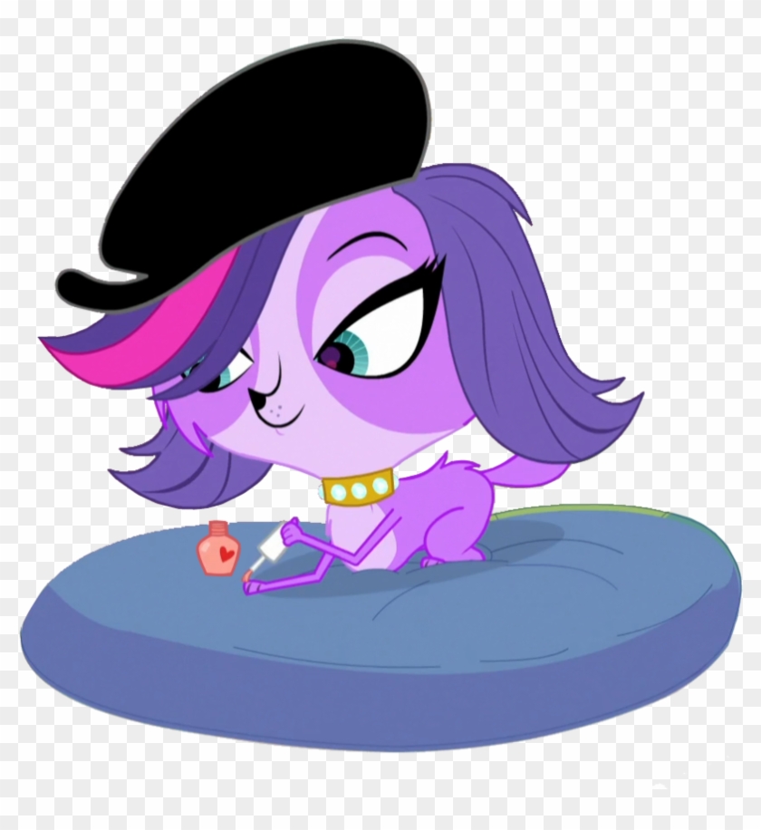 Picture Free Lps Zoe Painting Her By Emilynevla On - Littlest Pet Shop Delilah Doodles Clipart