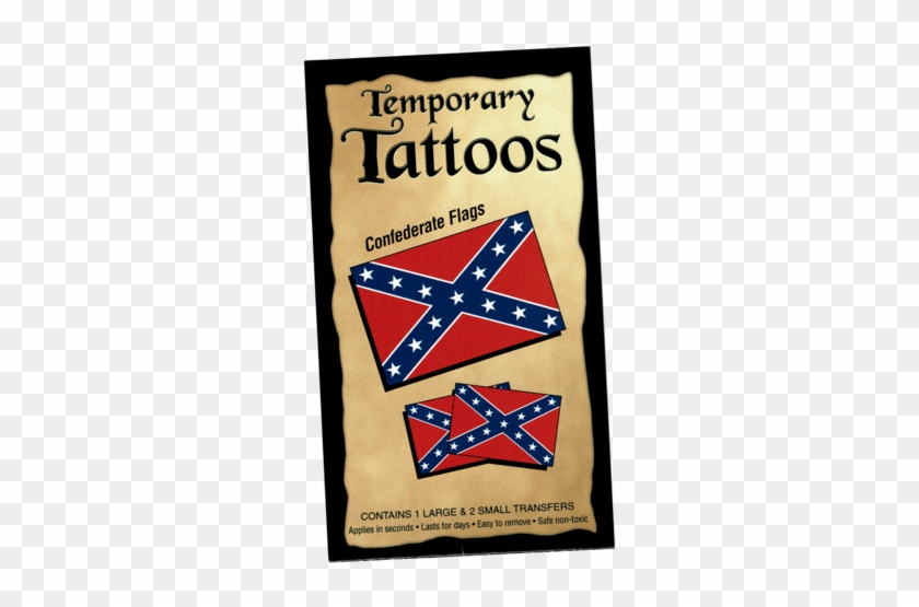 Confederate Rebel Accessories - Temporary Tattoo Clipart #2842632