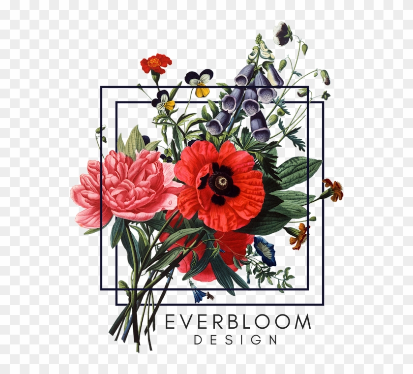 Colorful Floral Design Png Clipart #2843004
