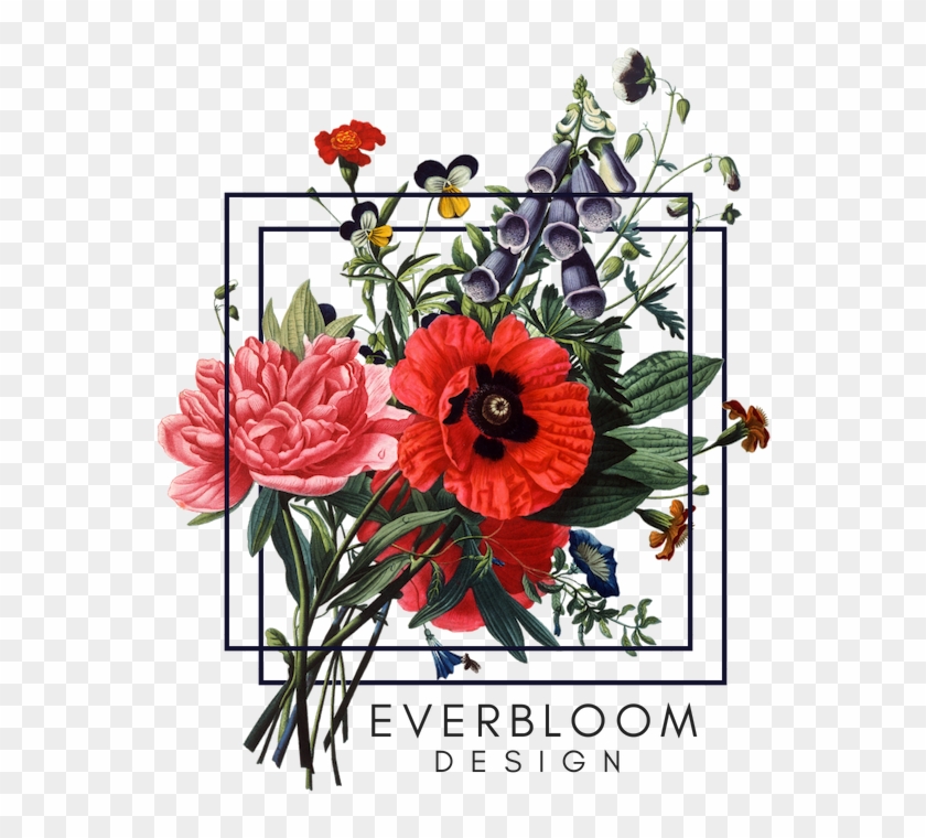 Colorful Floral Design Png Clipart