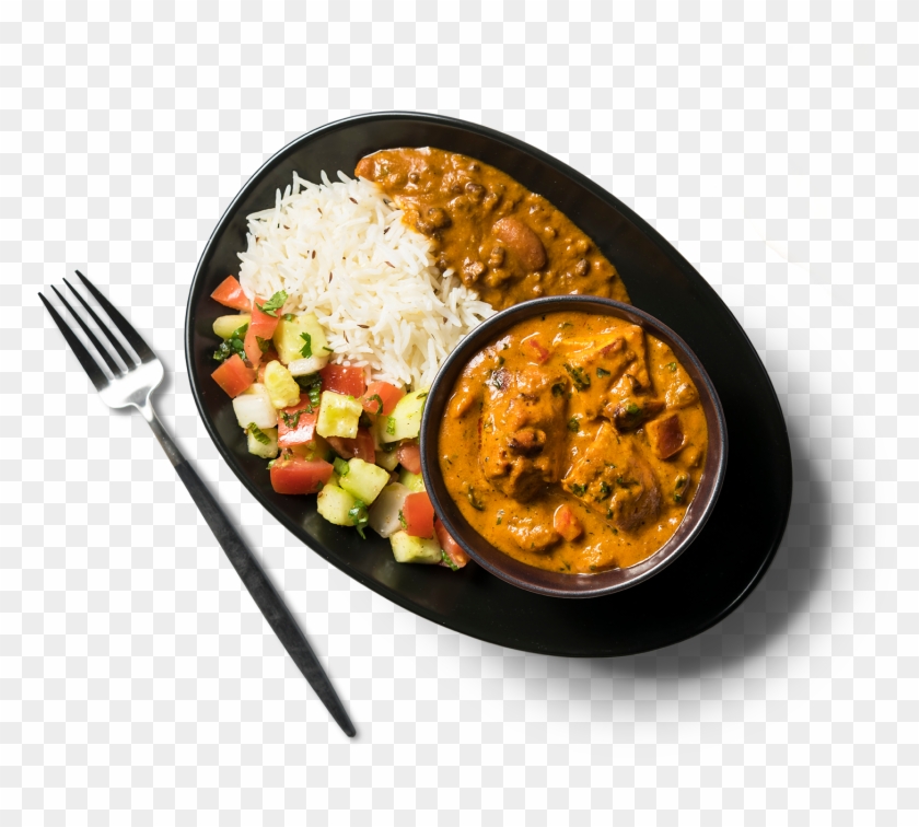 Chicken Tikka - Rice And Curry Clipart #2843326