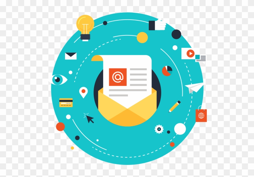 An Illustration Of An Email - Email Marketing Ebook Cover Clipart