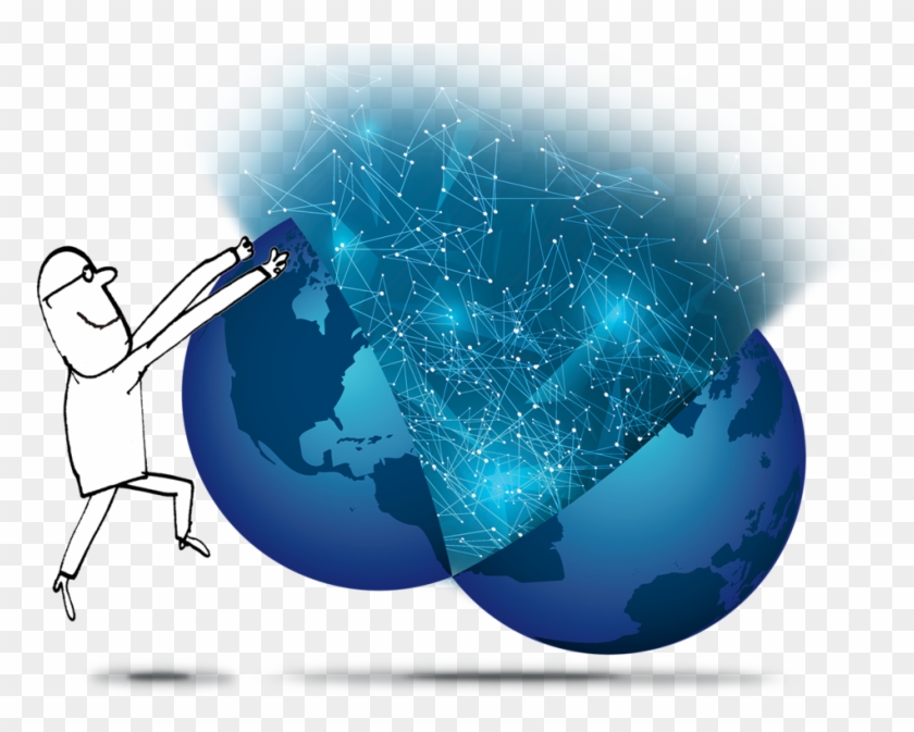 Digital Business - Globe Clipart #2843799