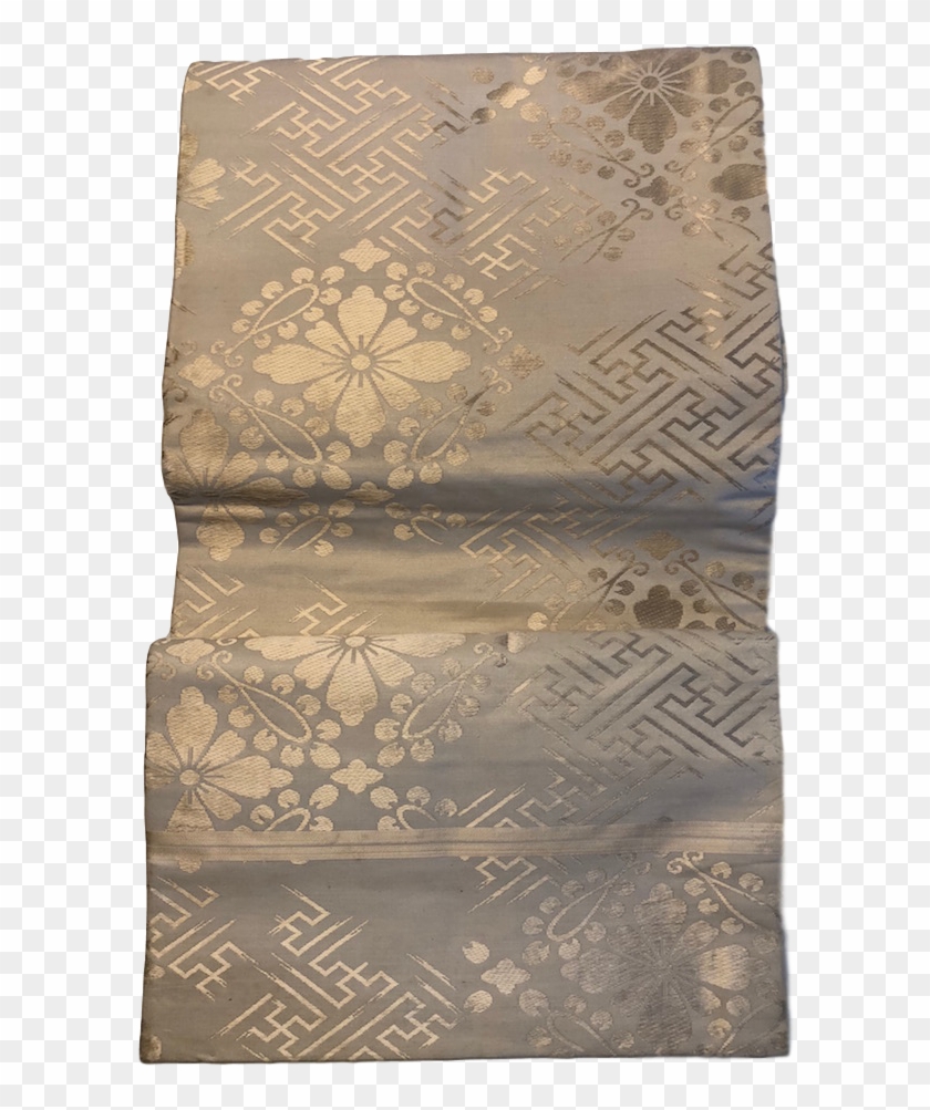 Japanese Obi Creamy White Silk - Motif Clipart #2843834
