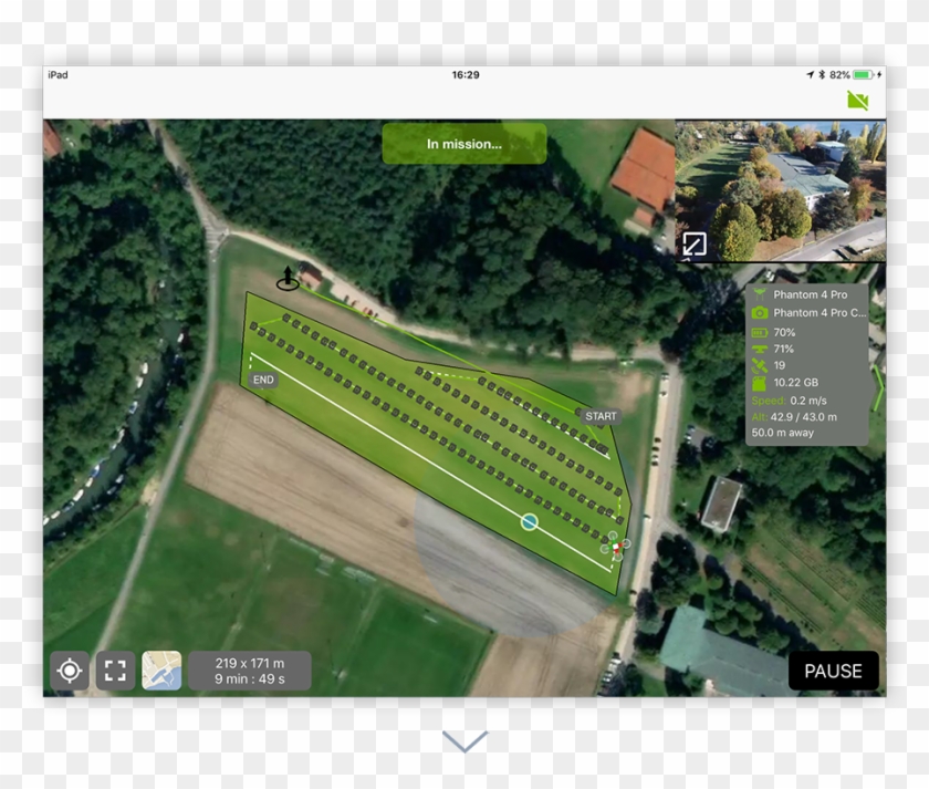 Start The Autonomous Drone Mission And Monitor The - Plan Clipart #2844419
