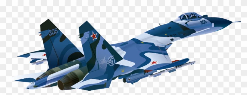 Chinese Fighter Plane - Su27 Clipart #2844422