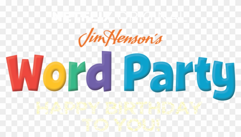 Happy Birthday - Birthday Word Party Netflix Clipart