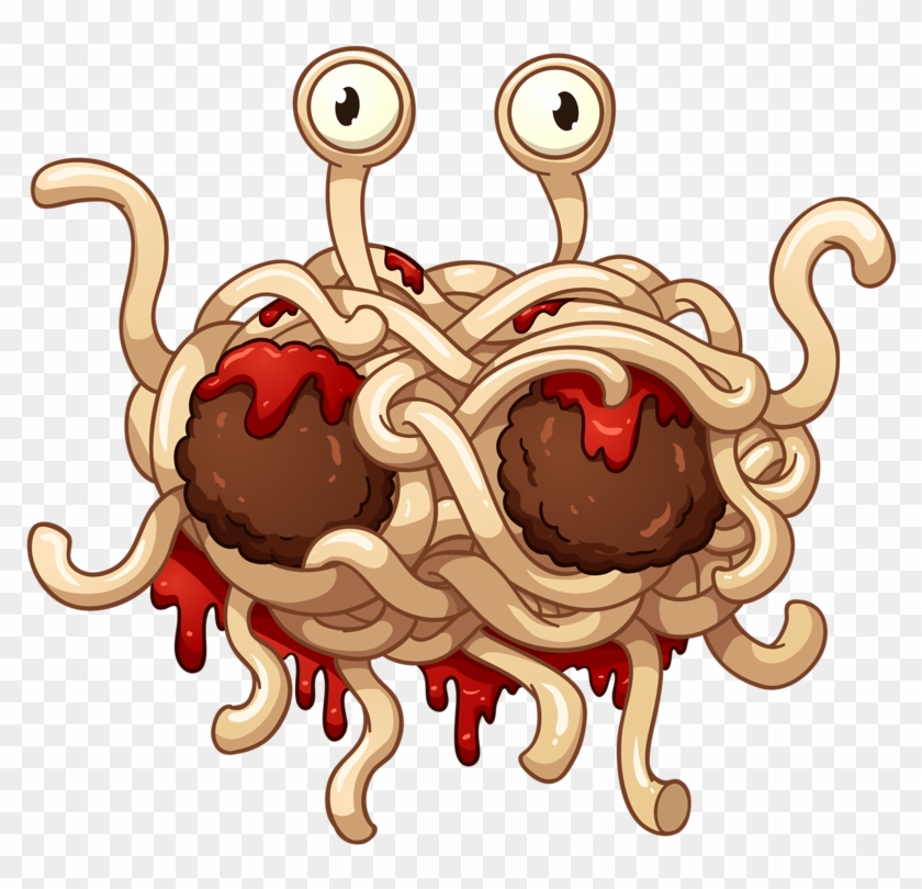 Flying Spaghetti Monster Png - Flying Spaghetti Monster Clipart #2845021