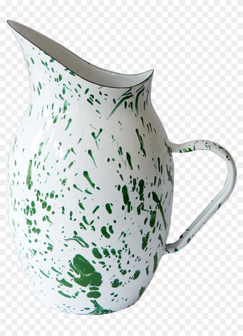 Green Splatter Pitcher - Jug Clipart
