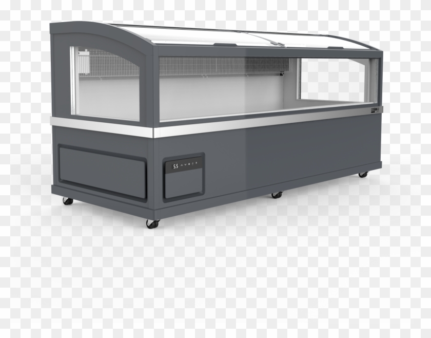 Glide Wall Side Display Freezer For Frozen Food With - Toaster Clipart