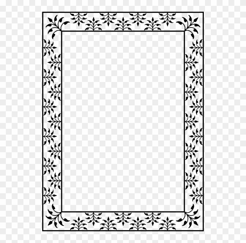 Picture Frames Borders And Frames Coloring Book Molding - Coloring Book Border Clipart #2845719