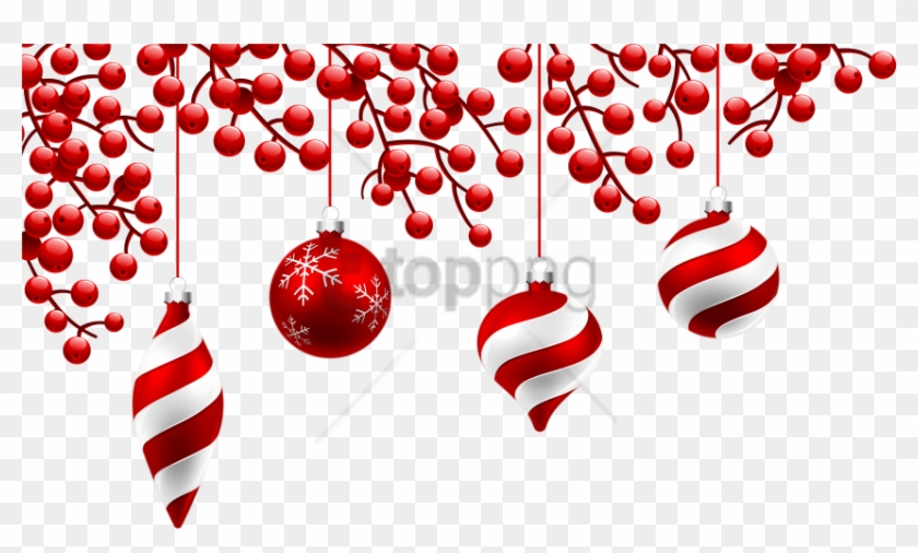 Free Png Red Christmas Decorations Png Image With Transparent - Transparent Christmas Decoration Png Clipart #2845783