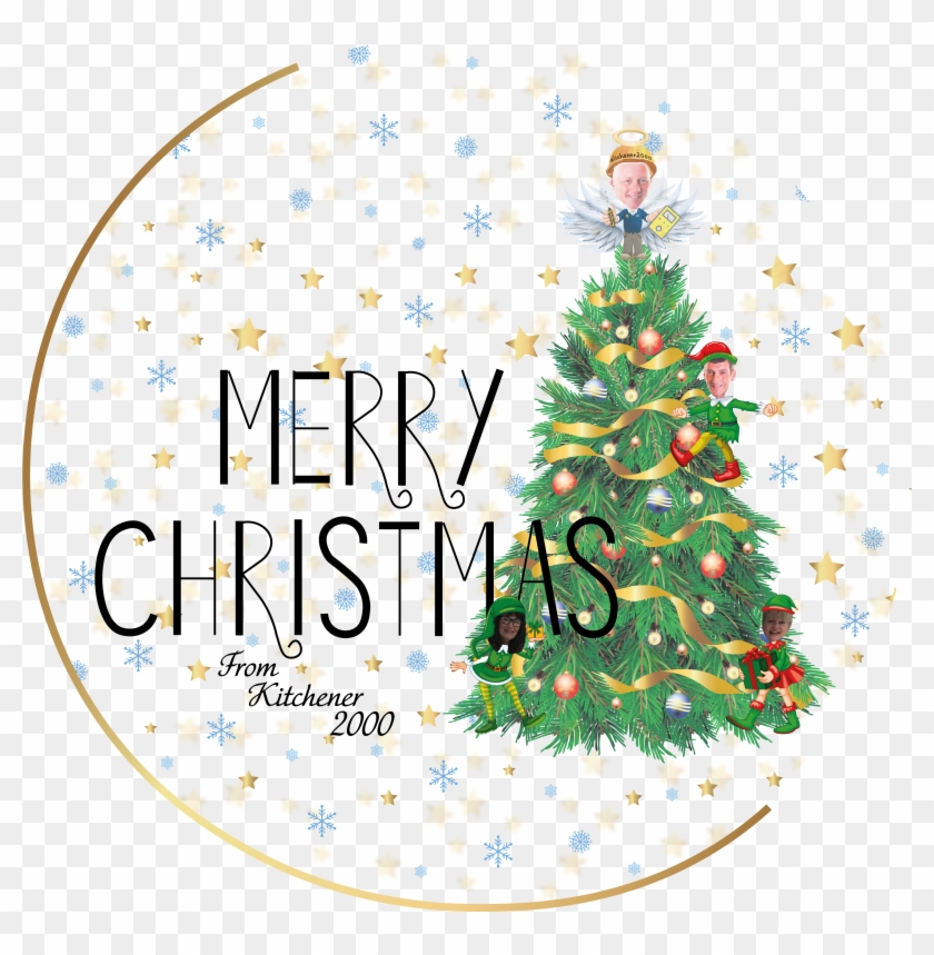 Merry Christmas - Christmas Tree Clipart #2845979