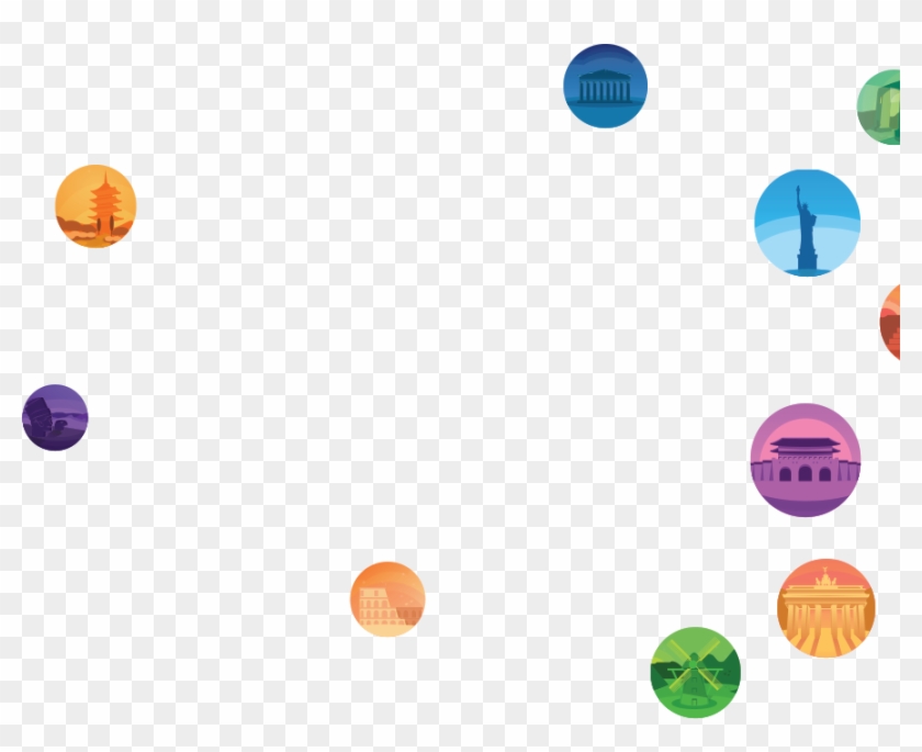 Art Badges Of Countries Art Badges Of Countries - Circle Clipart