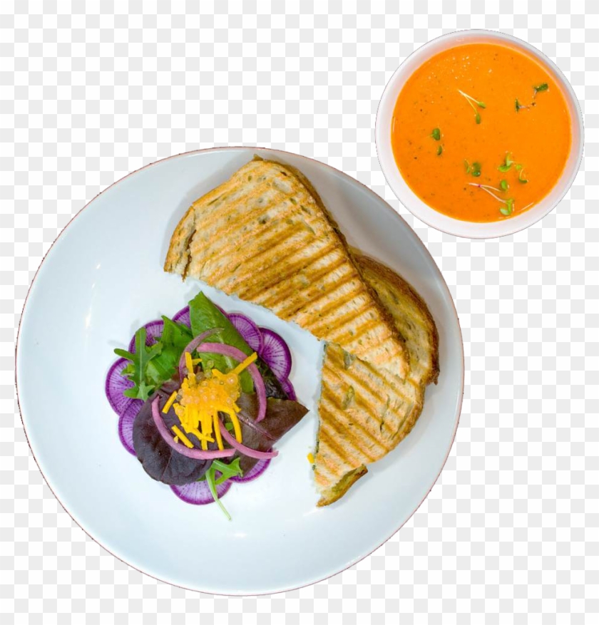Pesto Grilled Cheese - Tomato Soup Clipart