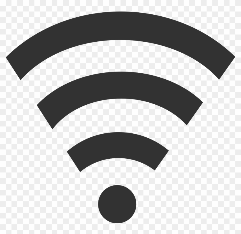I Read The Symbol For Wireless Connectivity As A Throwback - Logo Wifi Clipart #2846270