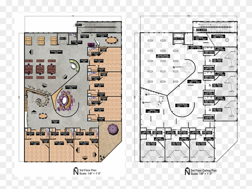 Rcp Drawing House - Floor Plan Clipart #2846626