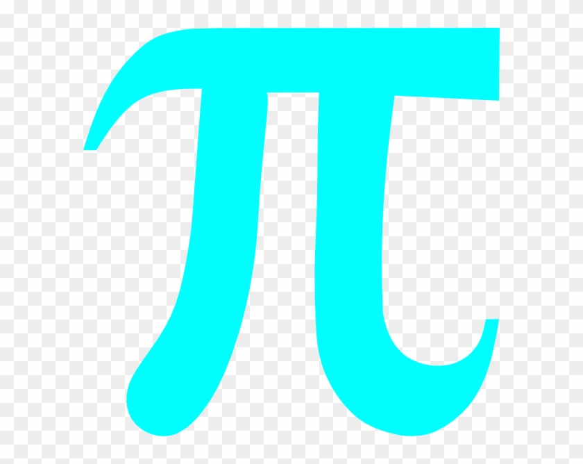 Light Blue Pi Svg Clip Arts 600 X 588 Px - Light Blue Pi Symbol - Png Download