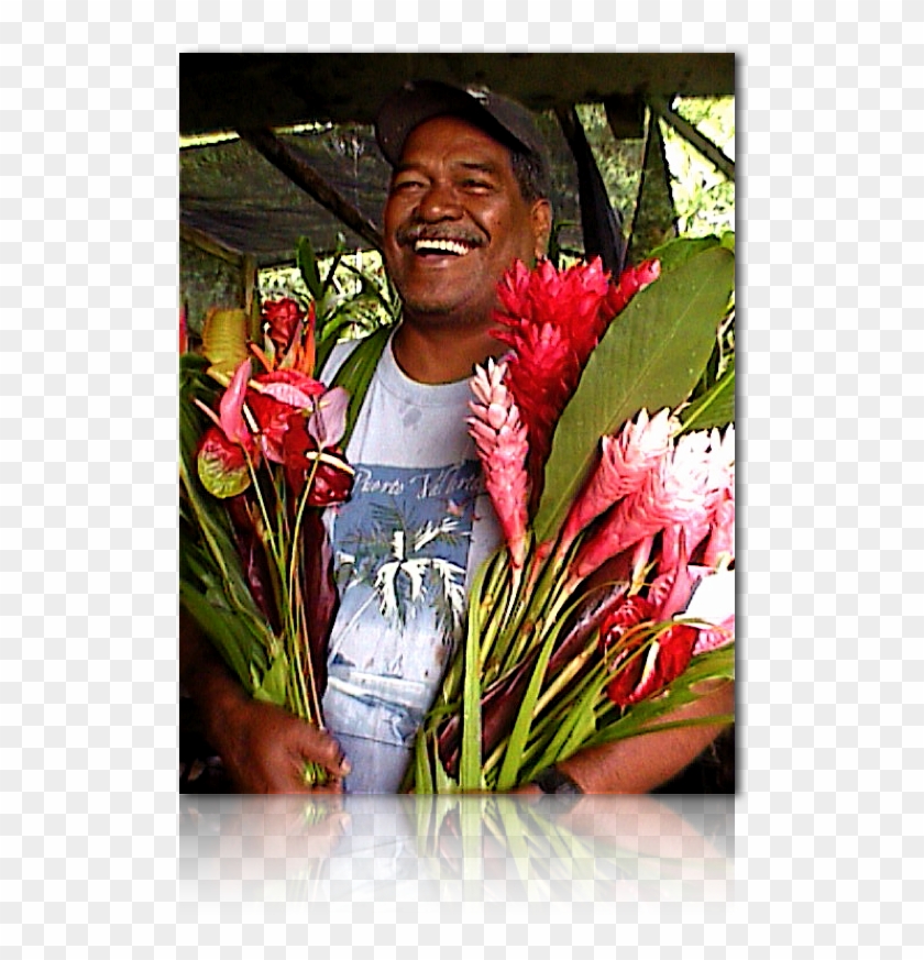 Ohana Lei & Flowers - Red Ginger Clipart