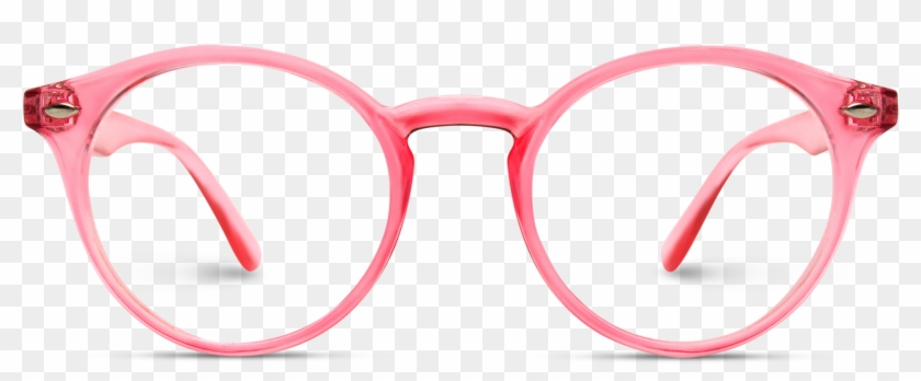 Transparent Pink Glasses - Transparent Material Clipart
