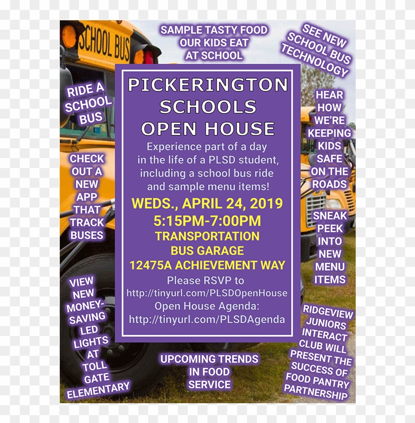 Join Us For The Plsd Open House - Poster Clipart