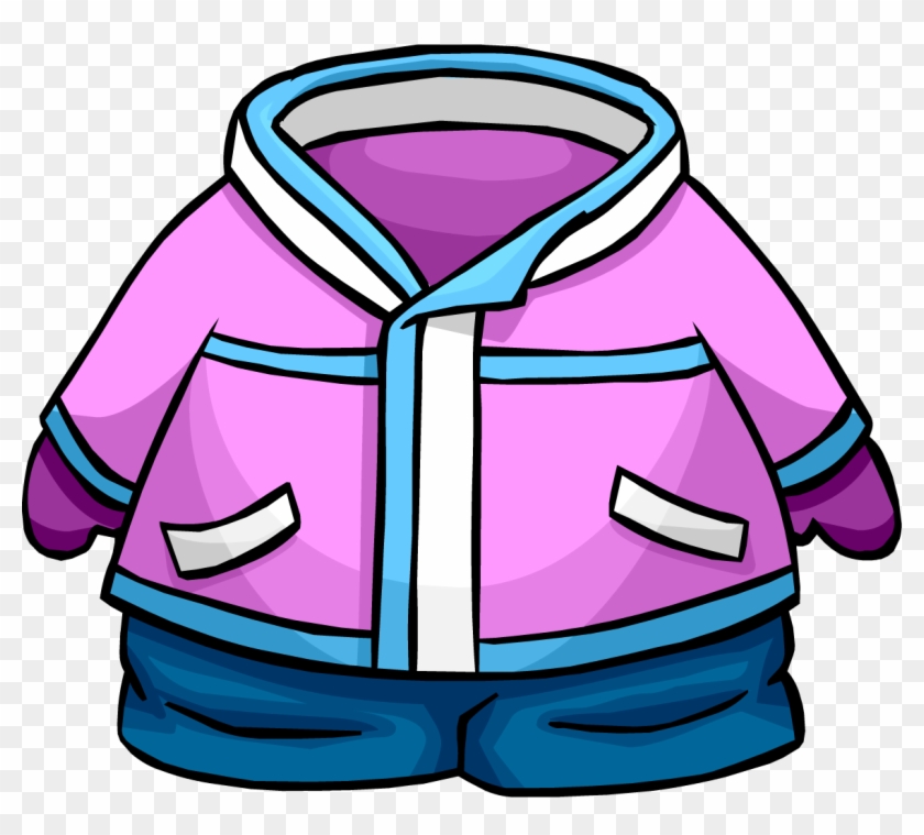 Snow Clipart Snow Suit - Club Penguin Green Snowsuit - Png Download