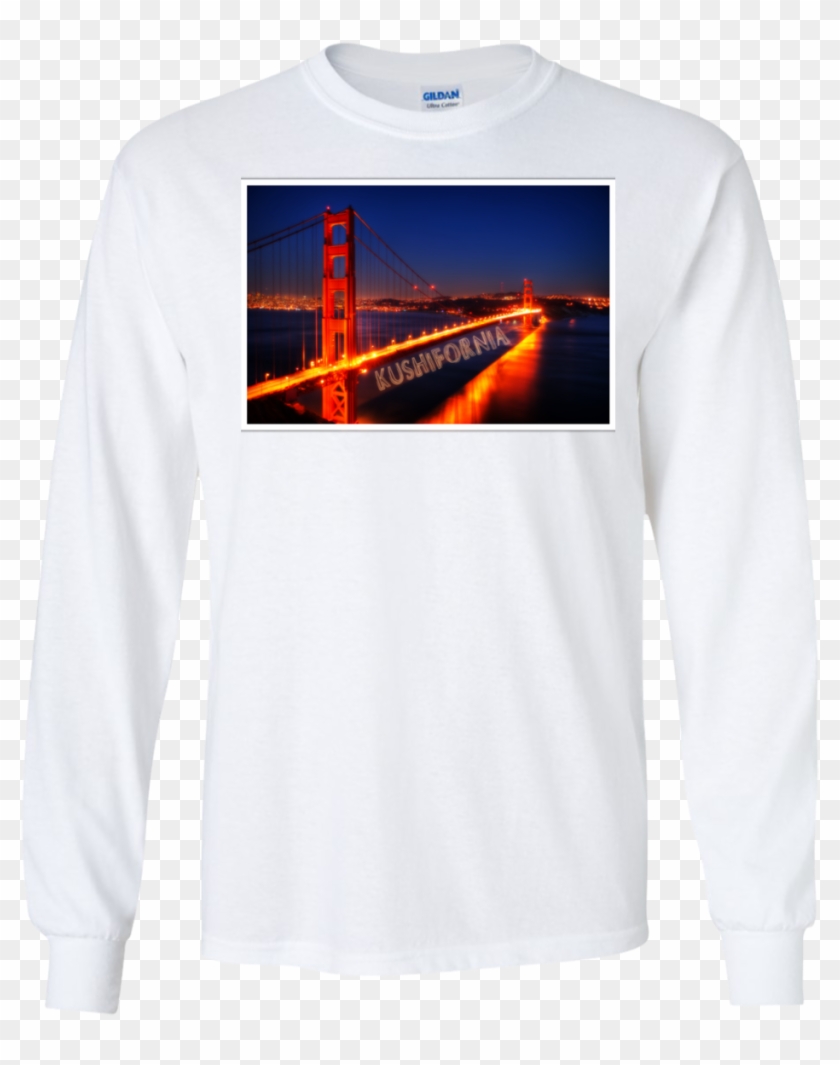 Golden Gate Bridge Long Sleeve - Self-anchored Suspension Bridge Clipart