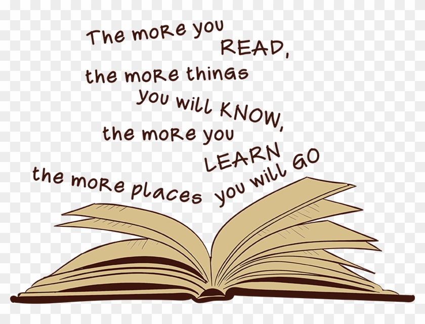 Dr Seuss Reading Quote Sticker - Ersu Palermo Clipart