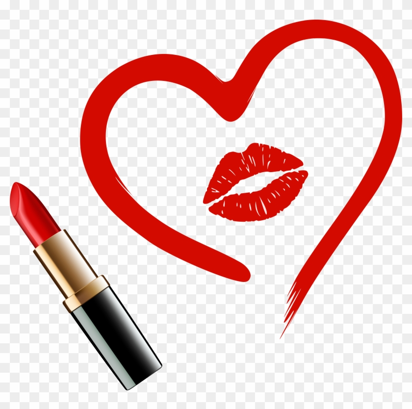 Lipstick Png - Lipstick Heart Vector Clipart