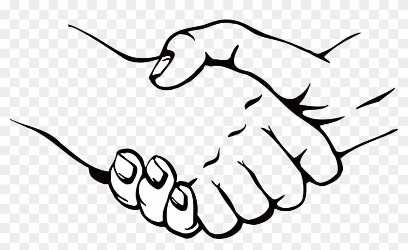 Download Kisspng Handshake Cdr Shake Hands 5a9990b1a574a4 Gambar Berjabat Tangan Hitam Putih Clipart Png Download Pikpng