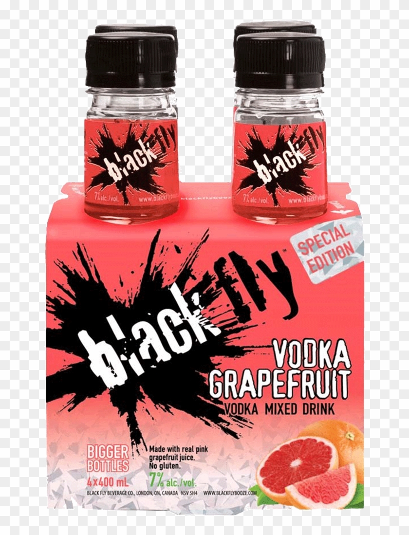 Black Fly Vodka Grapefruit Mixed Drink - Black Fly Vodka Grapefruit Clipart #2851529