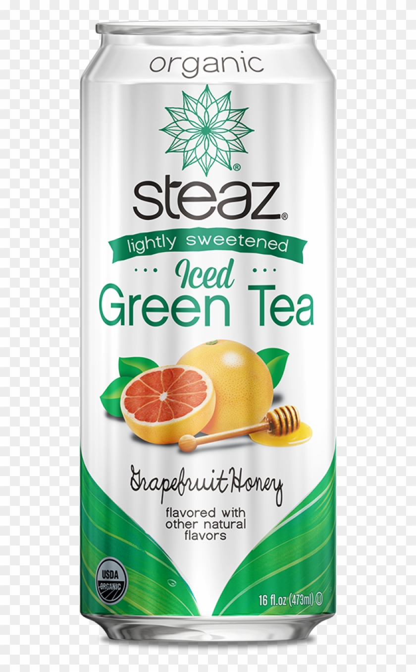Steaz Sparkling Black Cherry Green Tea, 4 Pack, 12 - Zero Calorie Tea Clipart