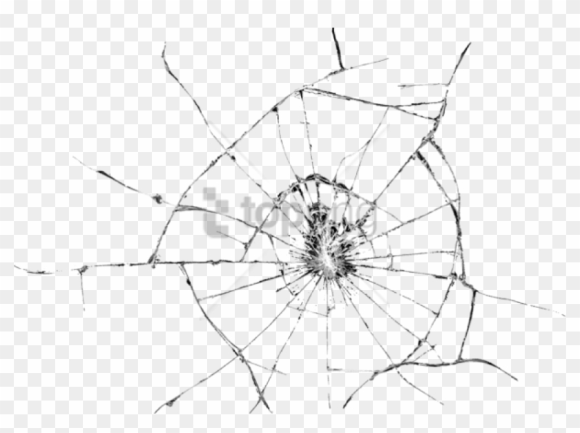 Free Png Cracked Glass Transparent Png Image With Transparent - Transparent Glass Broken Overlay Clipart