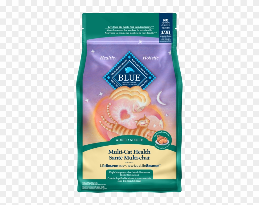 Blue Cat Multi Adult Chicken & Turkey 7lb - Blue Buffalo Cat Food Healthy Living Clipart
