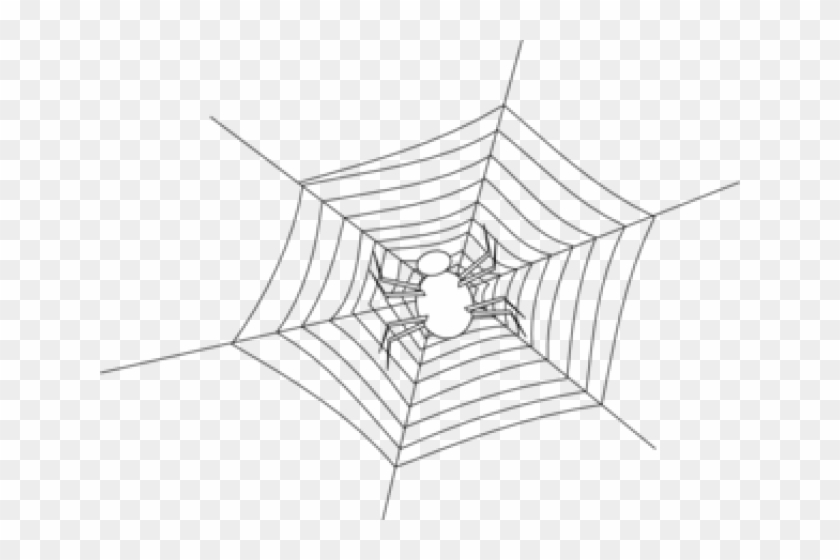 Black Color Spider Web Clipart #2852237