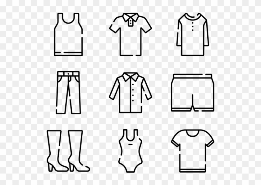 Clothes - Clothes Icons Png Clipart #2852475