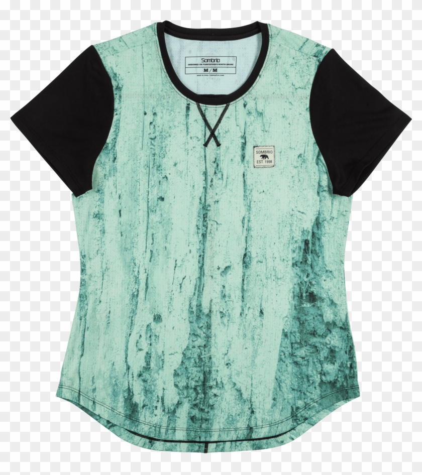 Sombrio 2019 Valley Jersey, Forest Bark Print In Lichen - Blouse Clipart