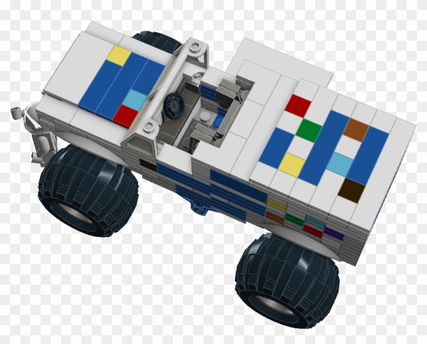 Ice Cream Man Monster Truck Toy , Png Download - Lego Clipart #2852941