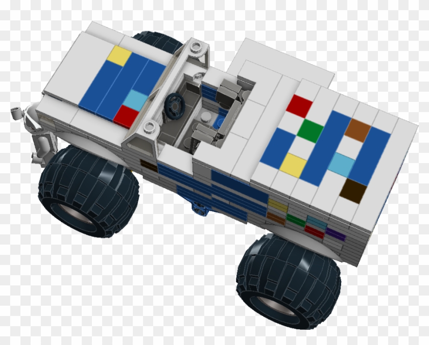 Ice Cream Man Monster Truck Toy , Png Download - Lego Clipart