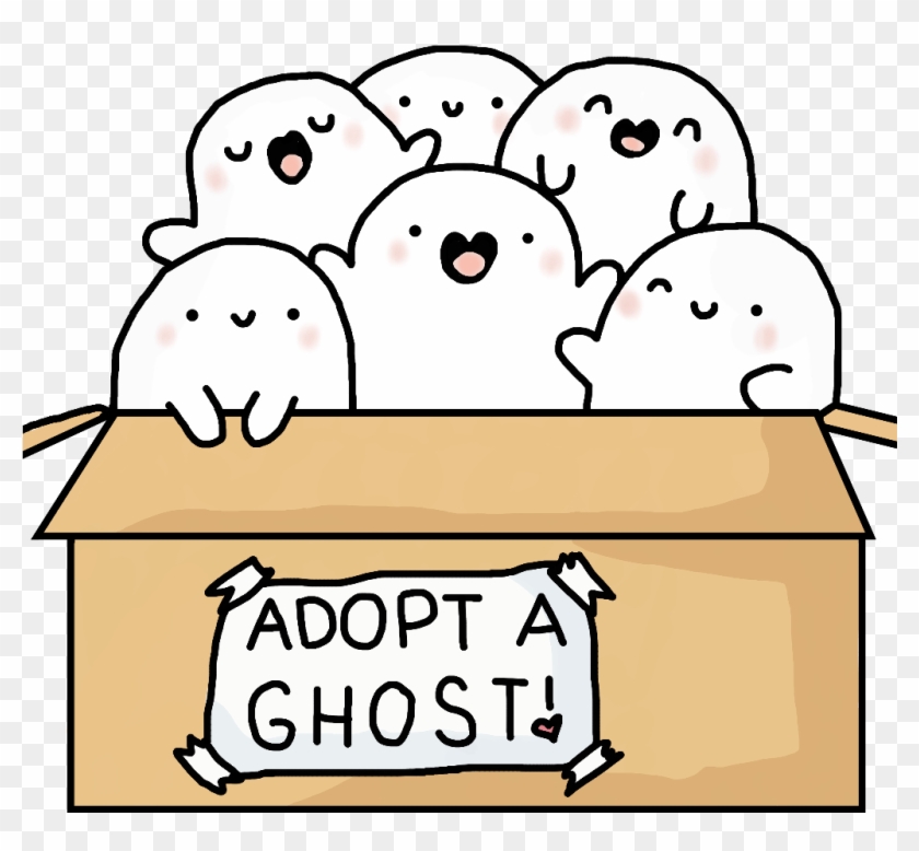 Kawaii Cute Ghost Clipart - Png Download #2853871