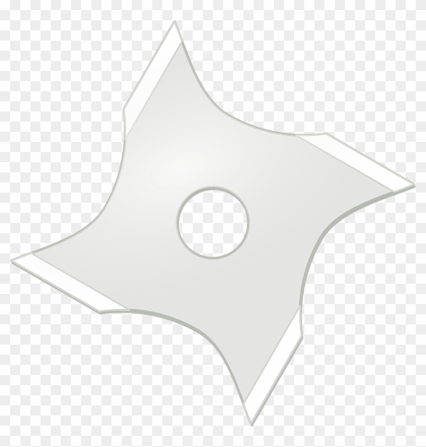 Ninja Star Shuriken Weapon Blade Png Image - White Ninja Star Png Clipart