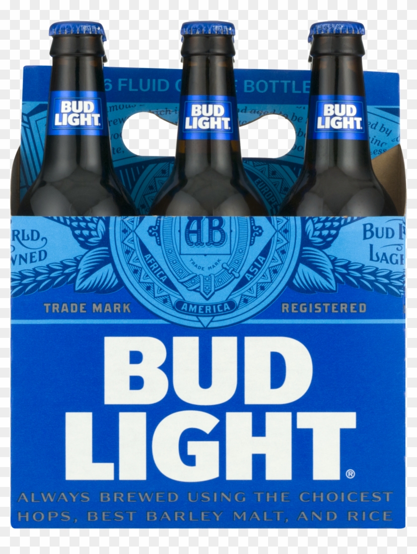 Bud Light Beer, 6 Pk 16 Fl - Six Pack Of Bud Light Clipart #2854117