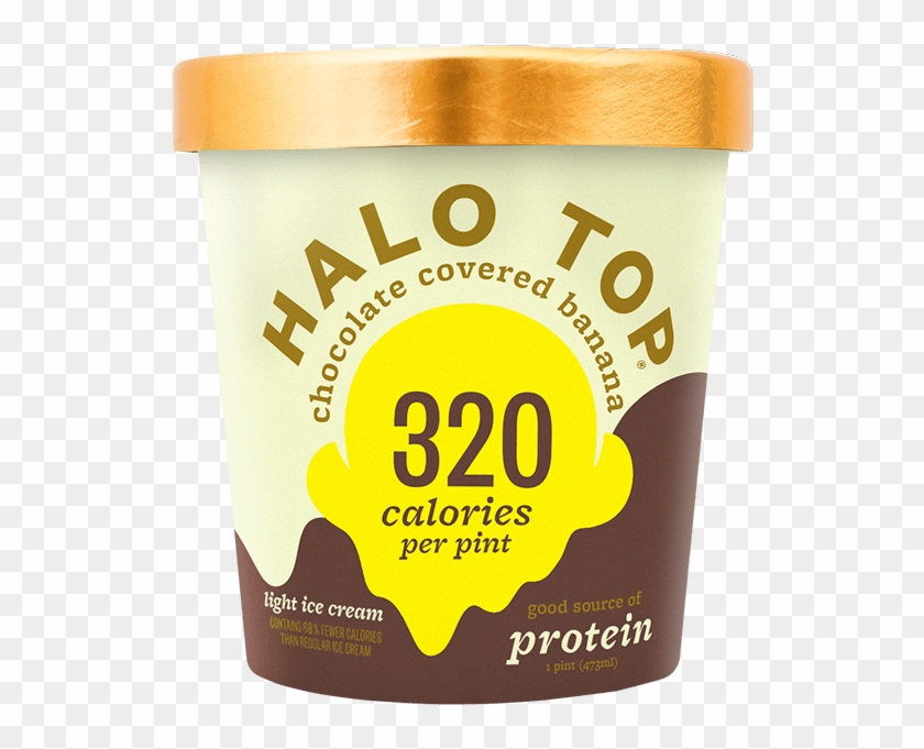 Halo Top Chocolate Covered Banana Clipart #2854557
