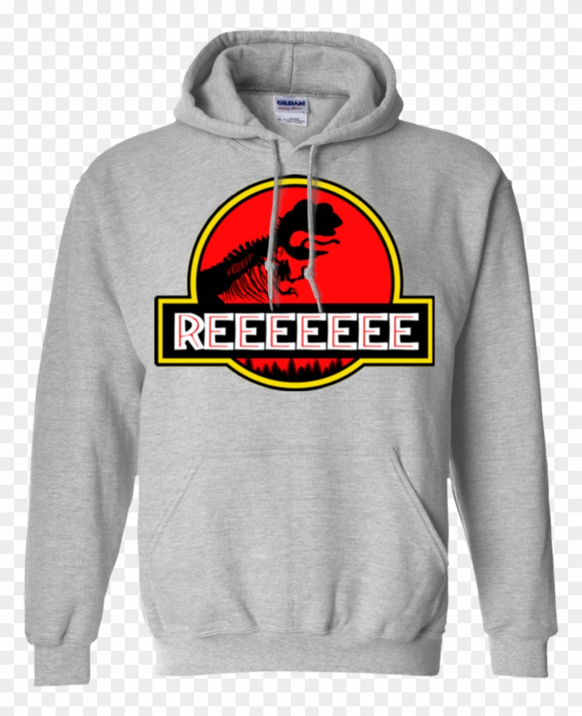 Jurassic Pepe The Frog Reeeeee Parody Kekistan Hoodie - White Fortnite Hoodies Clipart