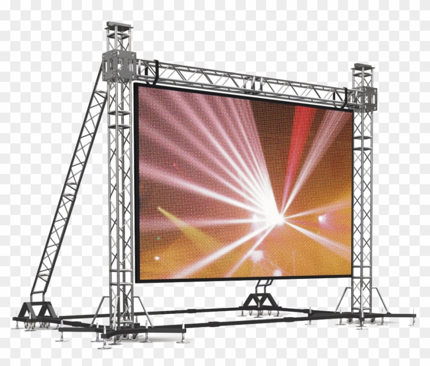 Truss For Led Screen , Png Download - Led Screen On Truss Clipart #2854911