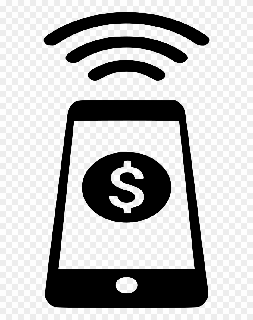Nfc Mobile Payment Dollar Comments - Mobile Payment Png Clipart #2854991