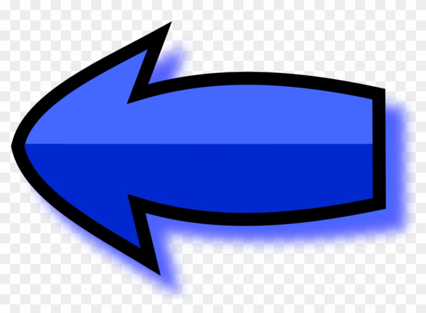 Illustration Of A Blue Left Arrow - Clip Art - Png Download #2855029