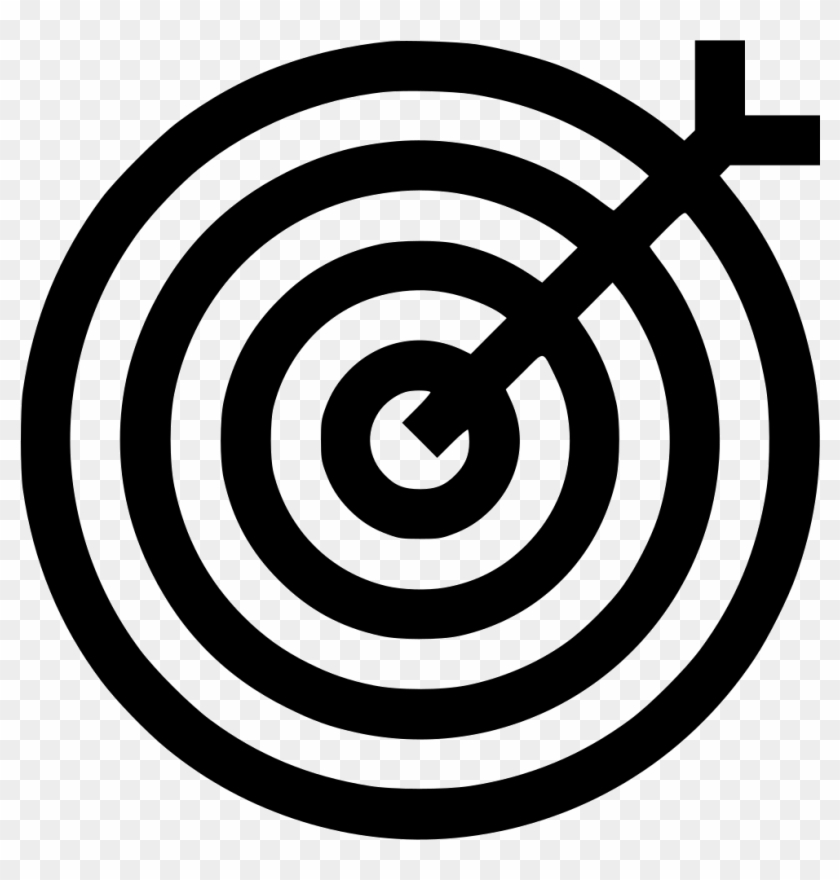 Dart Target Focus Marketing Illusion Aim Svg Png Icon - Vector Graphics Clipart #2855148