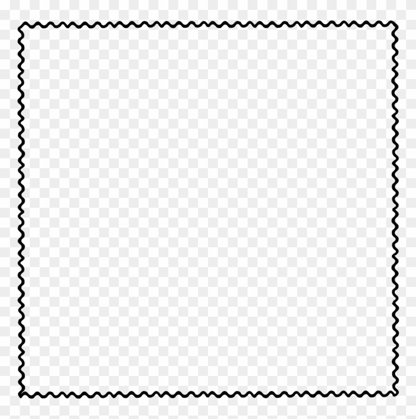 Squiggly Clipart Boarder - Old Photo Edge Png Transparent Png