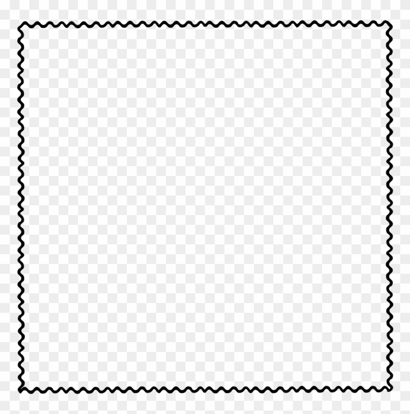 Squiggly Clipart Boarder - Old Photo Edge Png Transparent Png #2855198